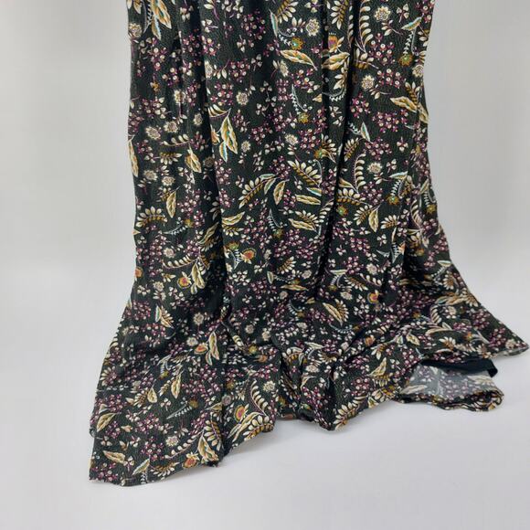 Lane Bryant Plus Size 28 Floral Paisley Midi Dress Zip Back - Picture 10 of 16